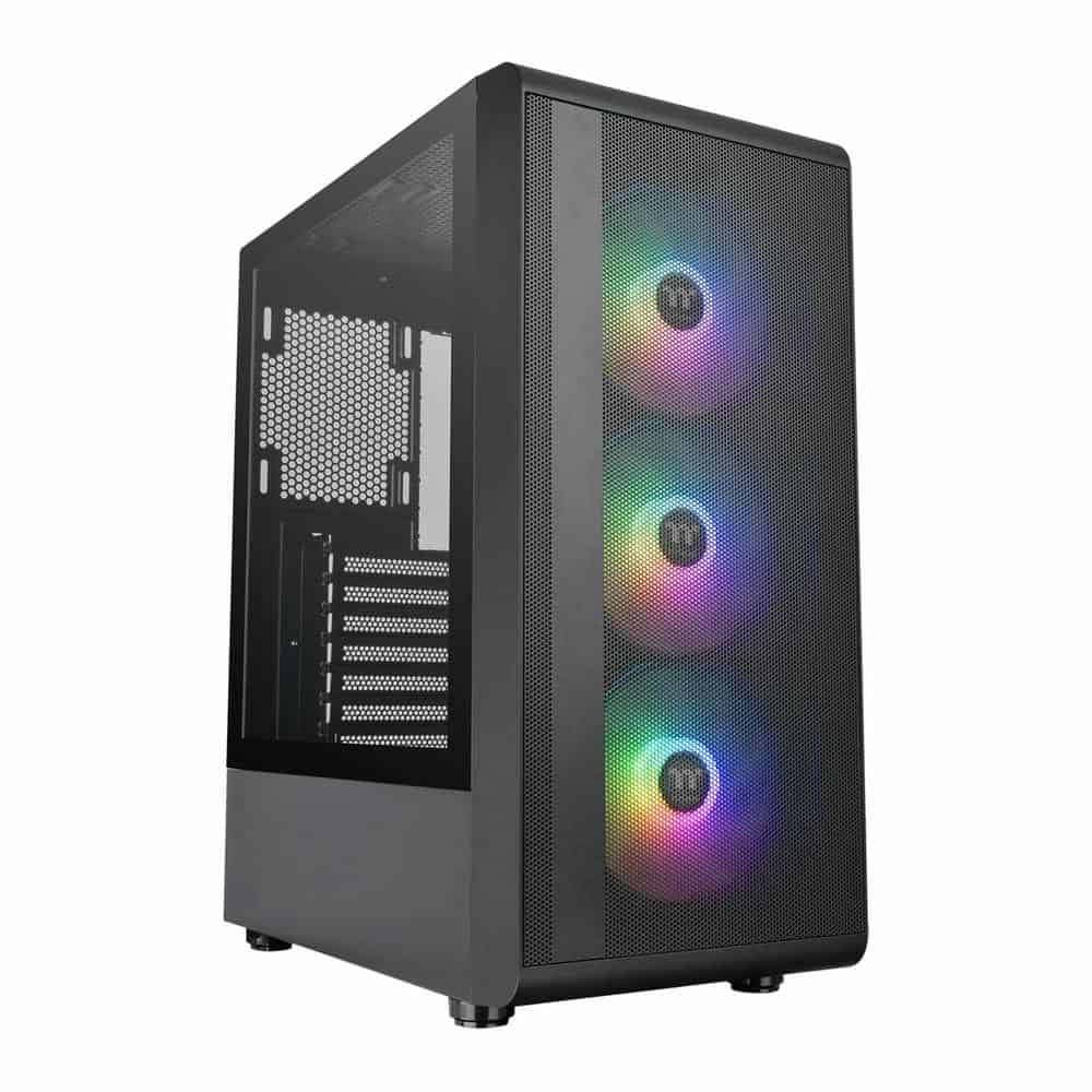 Thermaltake S200 TG ARGB Mid Tower PC Case Black